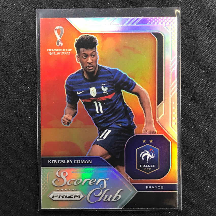 2022 Prizm FIFA World Cup Qatar KINGSLEY COMAN Scorers Club Silver #18