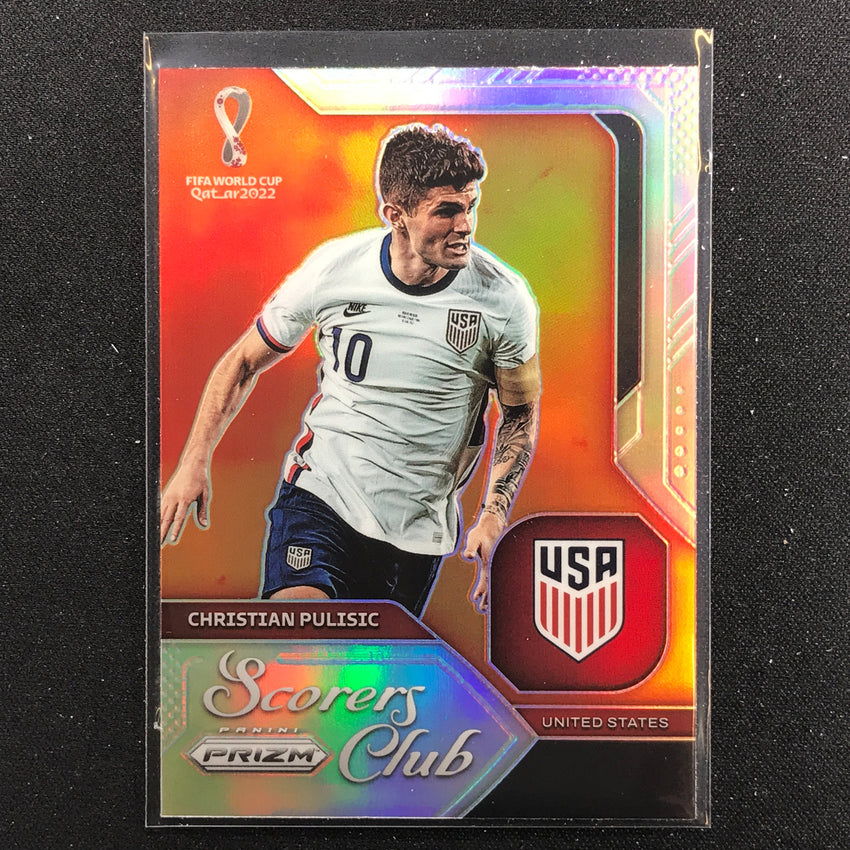2022 Prizm FIFA World Cup Qatar CHRISTIAN PULISIC Scorers Club Silver #22