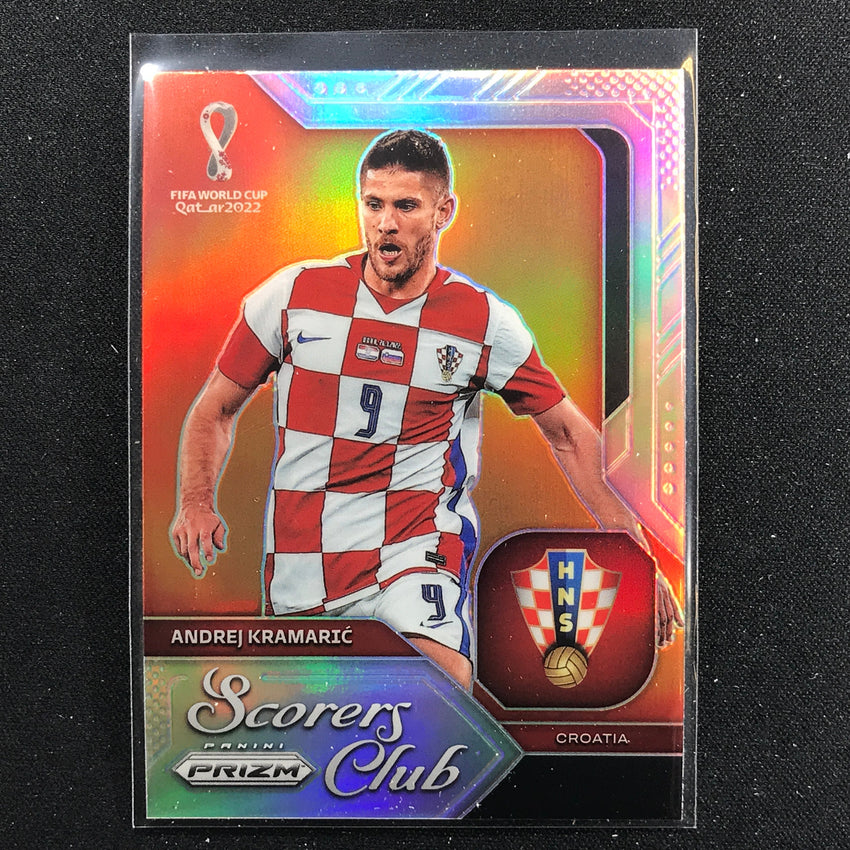 2022 Prizm FIFA World Cup Qatar ANDREJ KRAMARIC Scorers Club Silver #24