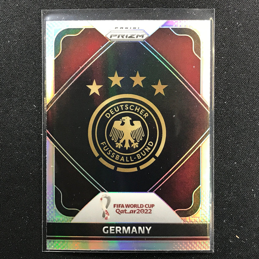 2022 Prizm FIFA World Cup Qatar GERMANY Team Badges Silver #11