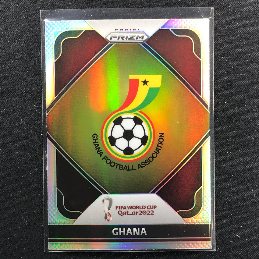 2022 Prizm FIFA World Cup Qatar GHANA Team Badges Silver #12