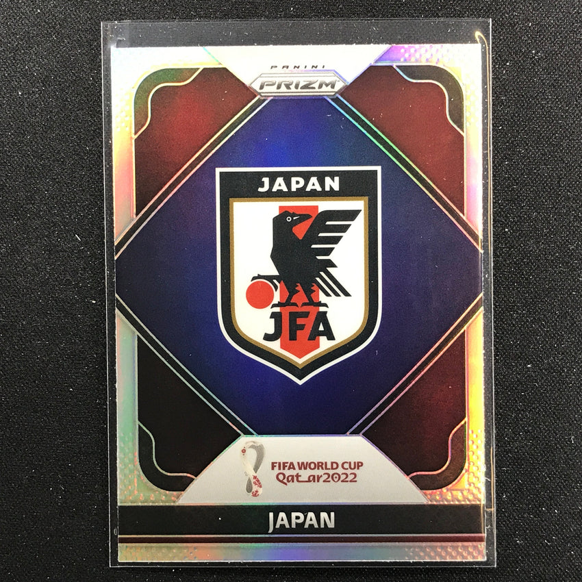 2022 Prizm FIFA World Cup Qatar JAPAN Team Badges Silver #14