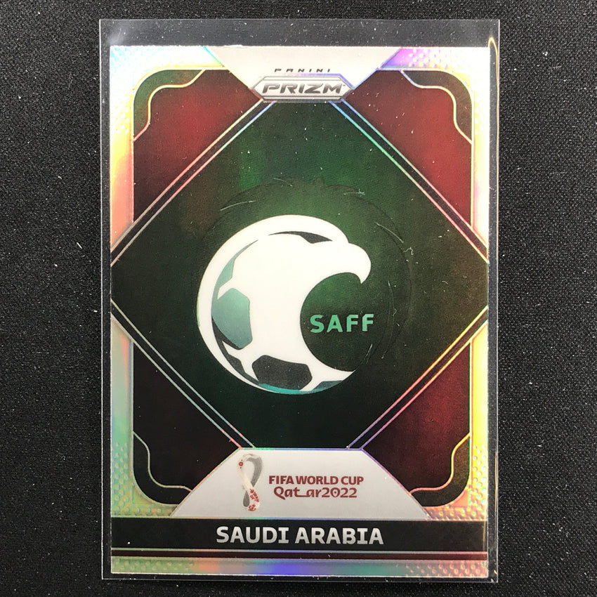 2022 Prizm Fifa World Cup Qatar Saudi Arabia Team Badges Silver No 22