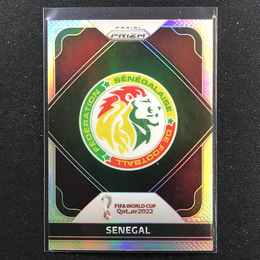 2022 Prizm FIFA World Cup Qatar SENEGAL Team Badges Silver #23