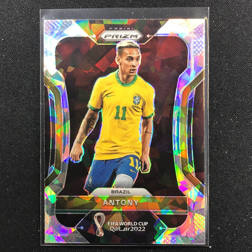 2022 Prizm FIFA World Cup Qatar ANTONY Cracked Ice #26