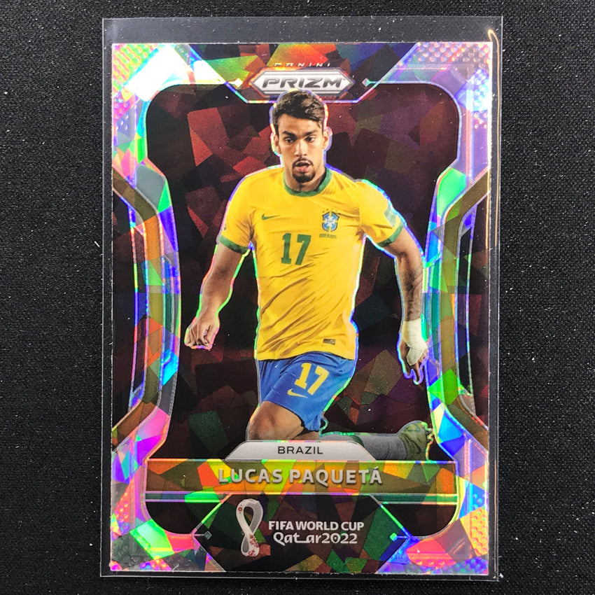 2022 Prizm FIFA World Cup Qatar LUCAS PAQUETA Cracked Ice #30