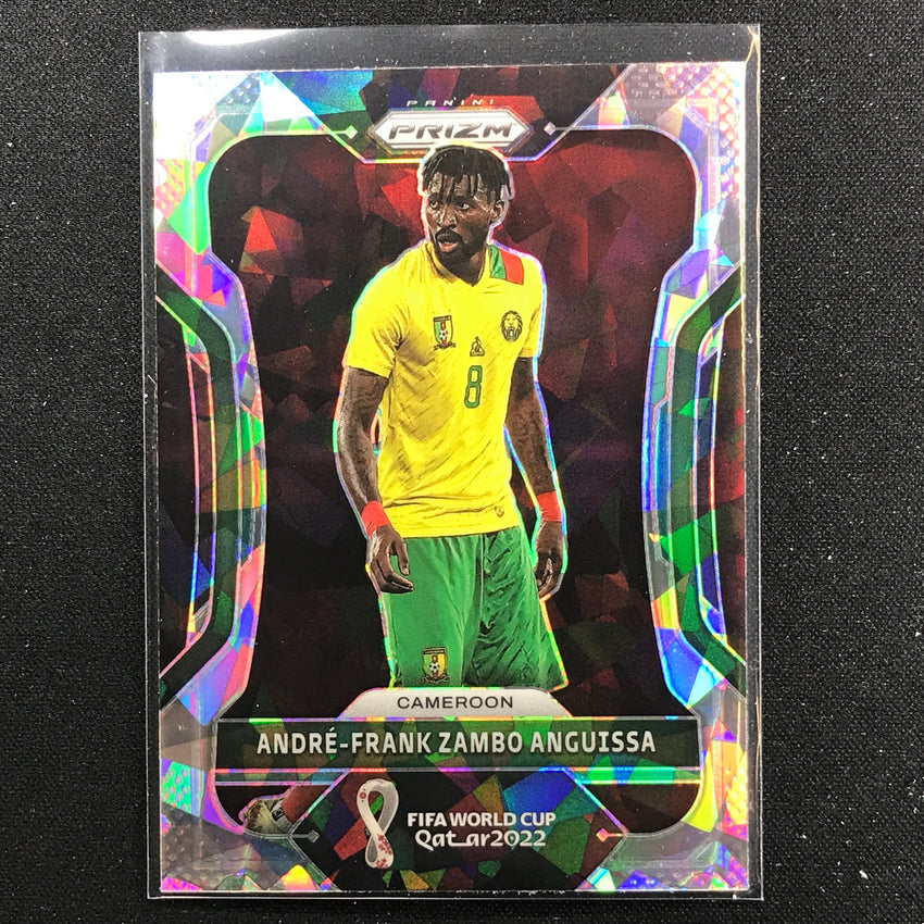 2022 Prizm FIFA World Cup Qatar ANDRE-FRANK ZAMBO ANGUISSA Cracked Ice #38