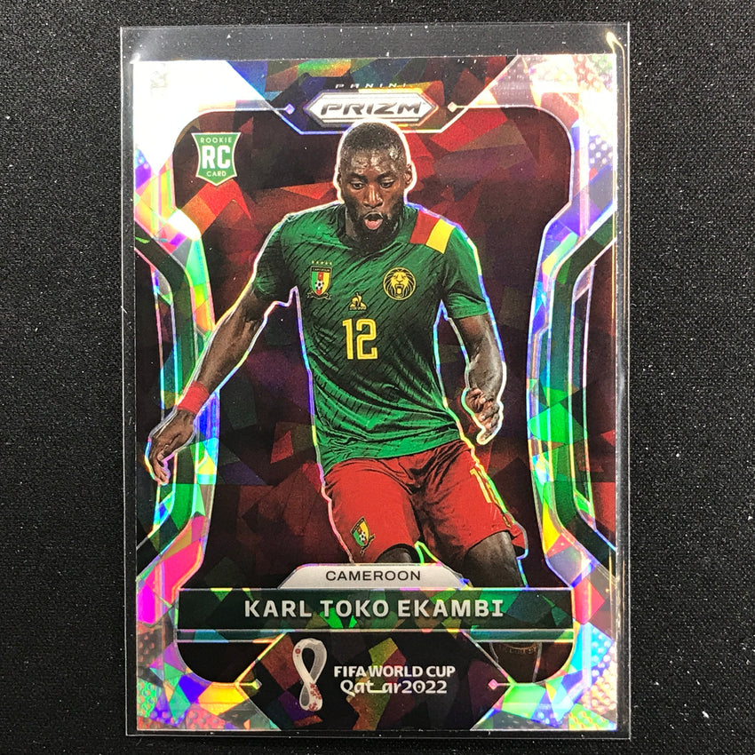 2022 Prizm FIFA World Cup Qatar KARL TOKO EKAMBI Rookie Cracked Ice #41
