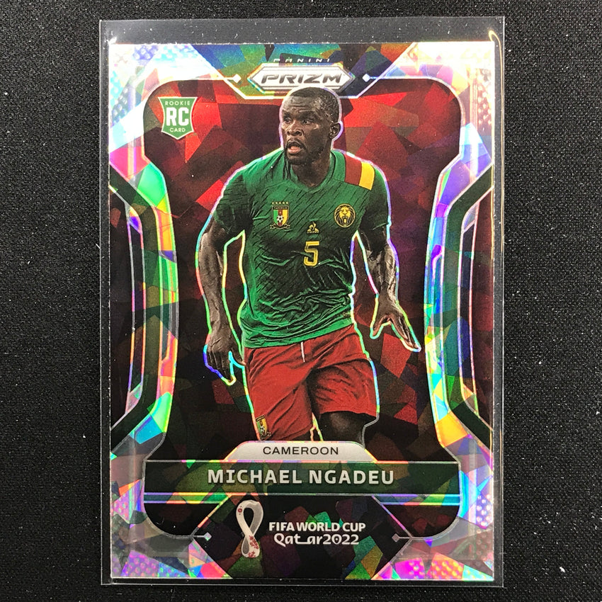 2022 Prizm FIFA World Cup Qatar MICHAEL NGADEU Rookie Cracked Ice #43