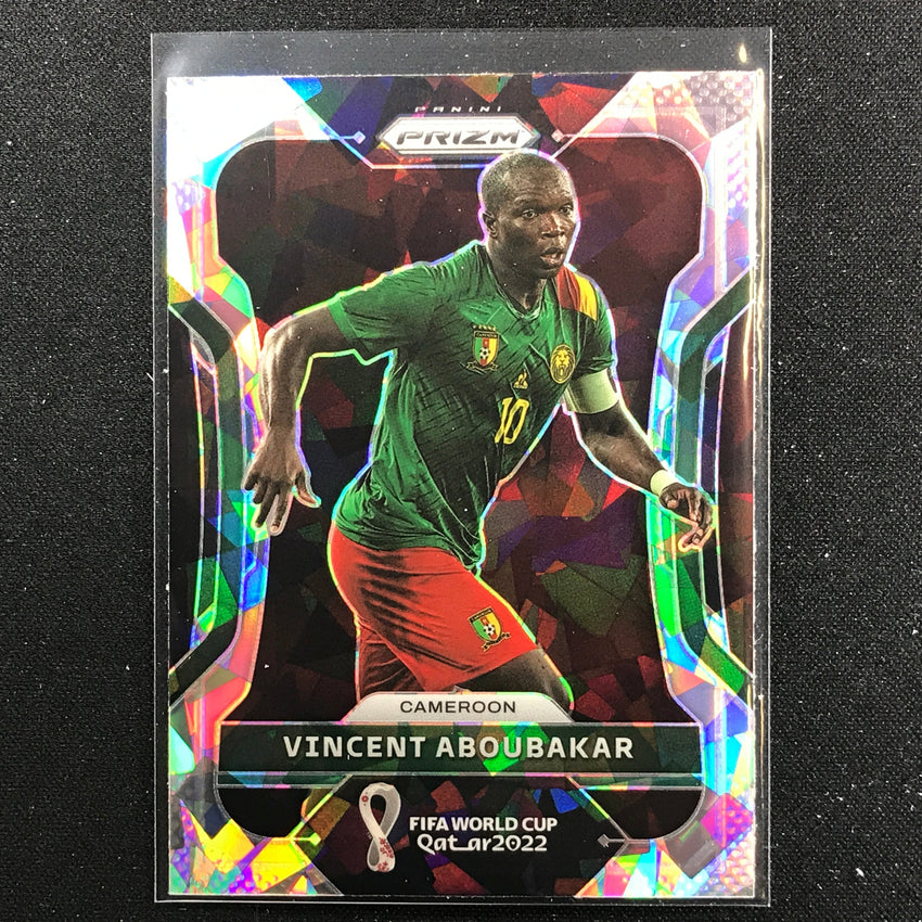2022 Prizm Fifa World Cup Qatar Vincent Aboubakar Cracked Ice No 44