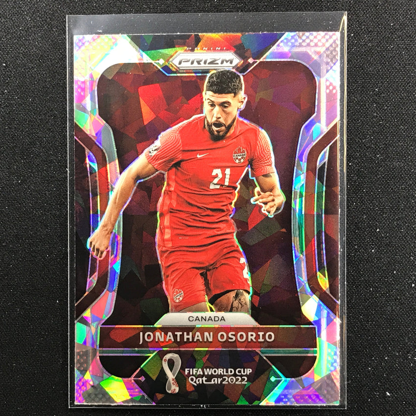 2022 Prizm FIFA World Cup Qatar JONATHAN OSORIO Cracked Ice #50