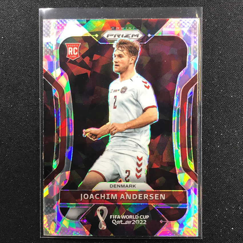 2022 Prizm FIFA World Cup Qatar JOACHIM ANDERSEN Rookie Cracked Ice #69