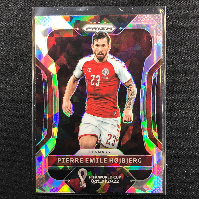 2022 Prizm FIFA World Cup Qatar PIERRE EMILE HOJBJERG Cracked Ice #75