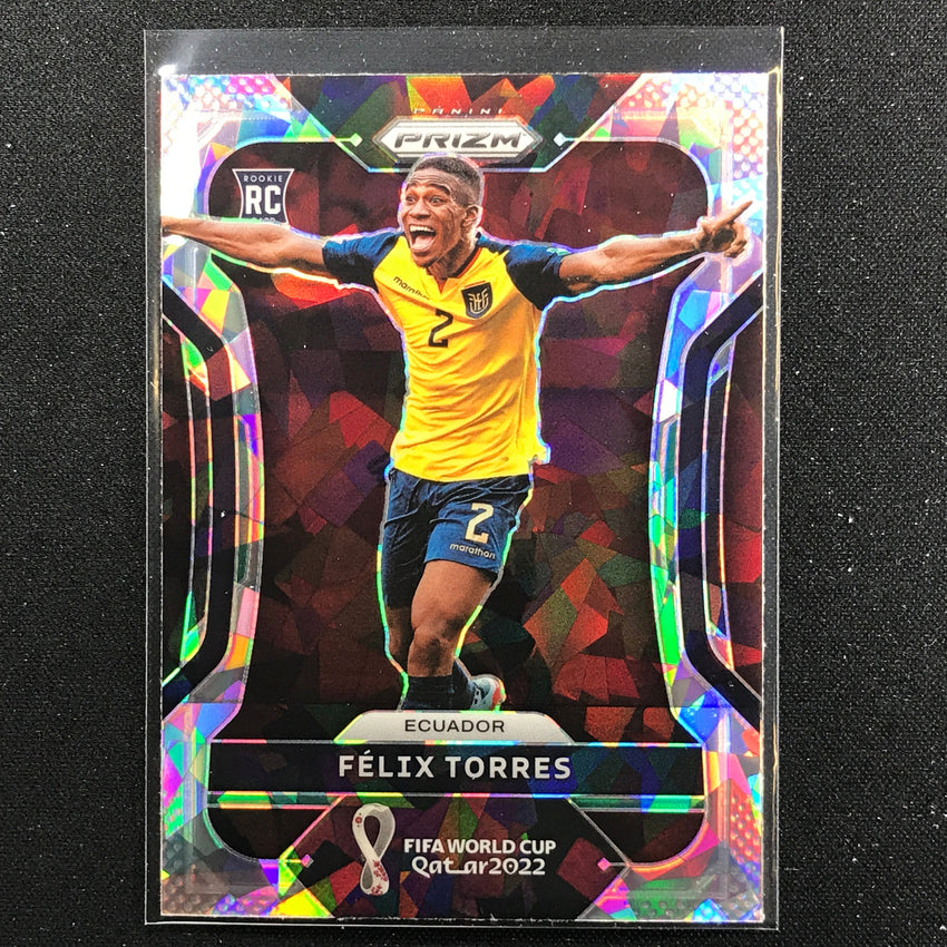 2022 Prizm FIFA World Cup Qatar FELIX TORRES Rookie Cracked Ice #78