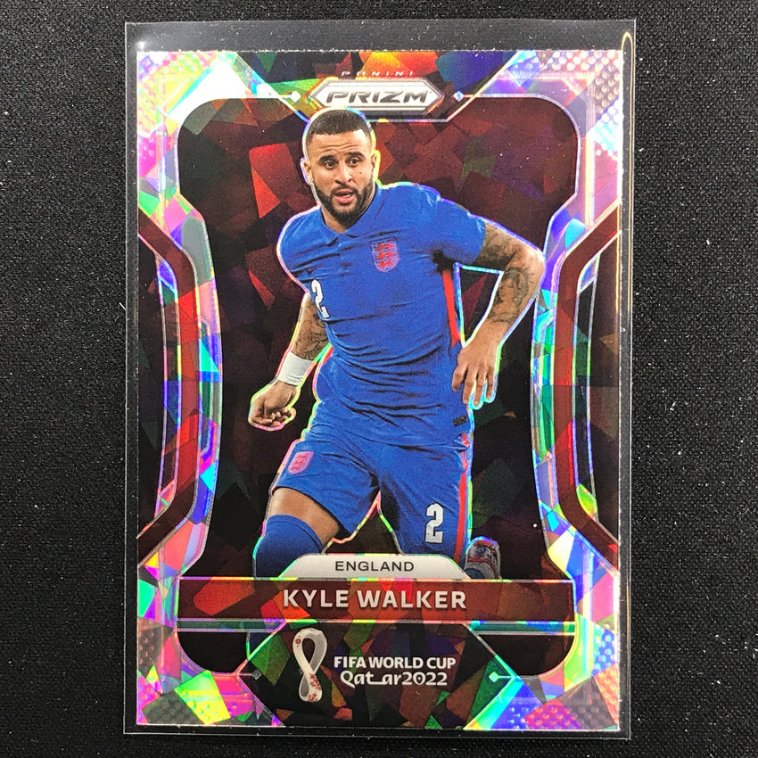 2022 Prizm FIFA World Cup Qatar KYLE WALKER Cracked Ice #91