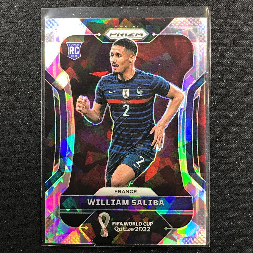 2022 Prizm FIFA World Cup Qatar WILLIAM SALIBA Rookie Cracked Ice #106
