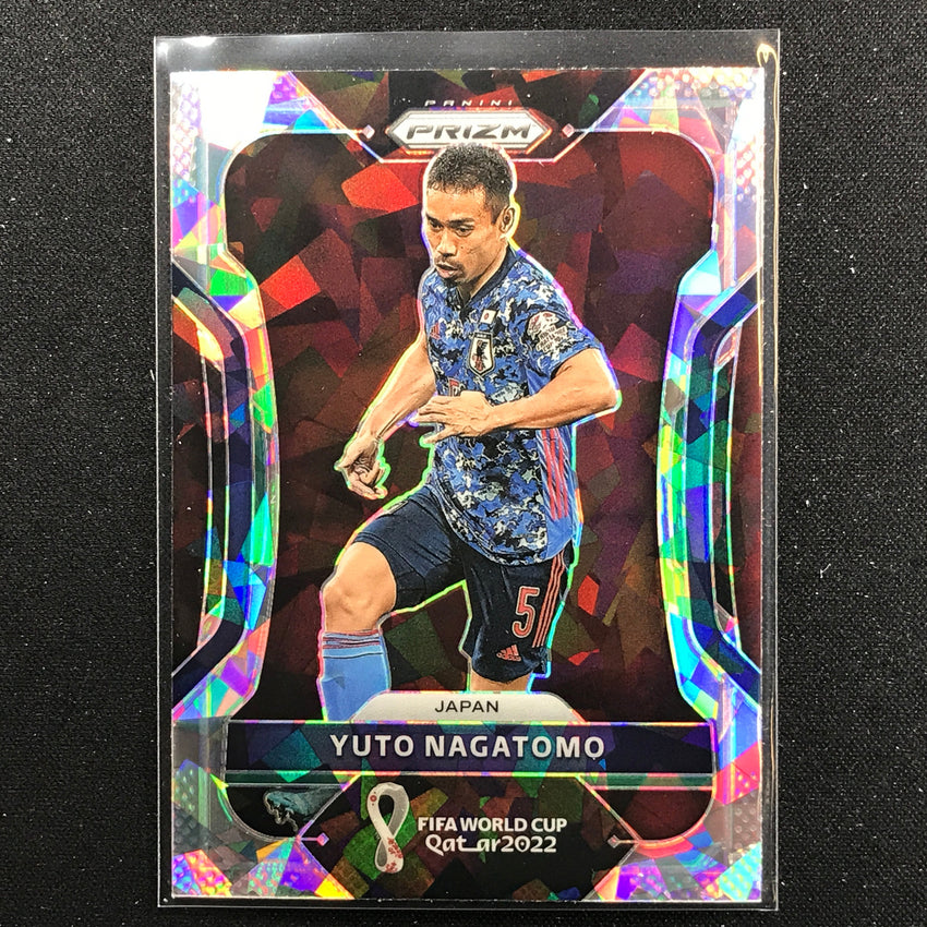 2022 Prizm FIFA World Cup Qatar YUTO NAGATOMO Cracked Ice #132