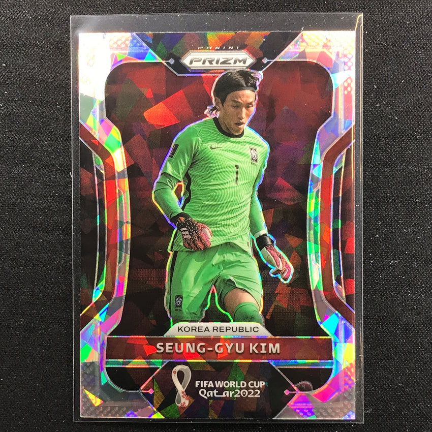 2022 Prizm FIFA World Cup Qatar SEUNG-GYU KIM Cracked Ice #139