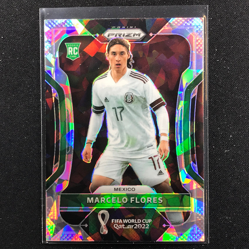 2022 Prizm FIFA World Cup Qatar MARCELO FLORES Rookie Cracked Ice #146