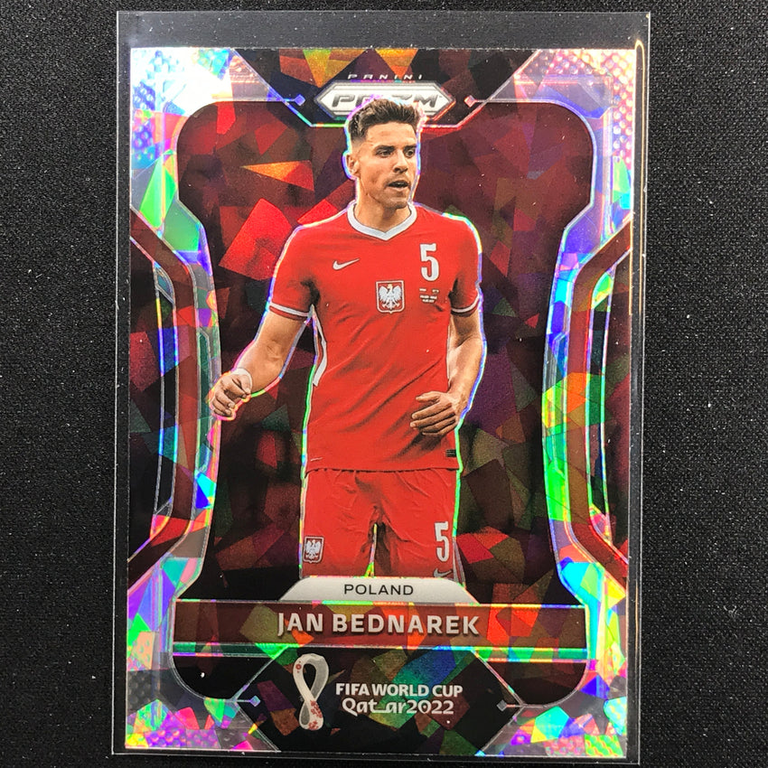 2022 Prizm FIFA World Cup Qatar JAN BEDNAREK Cracked Ice #166