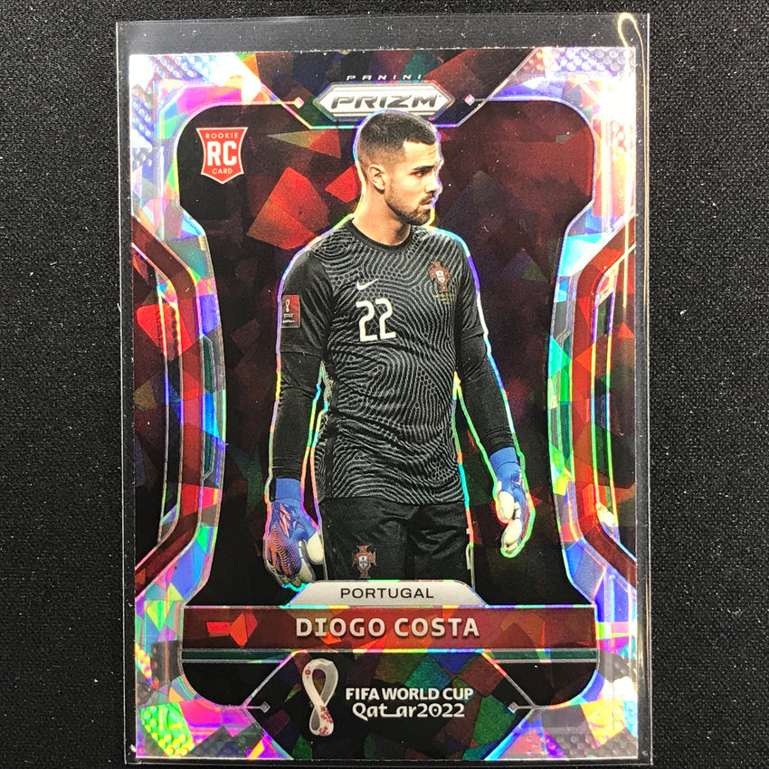 2022 Prizm FIFA World Cup Qatar DIOGO COSTA Rookie Cracked Ice #176