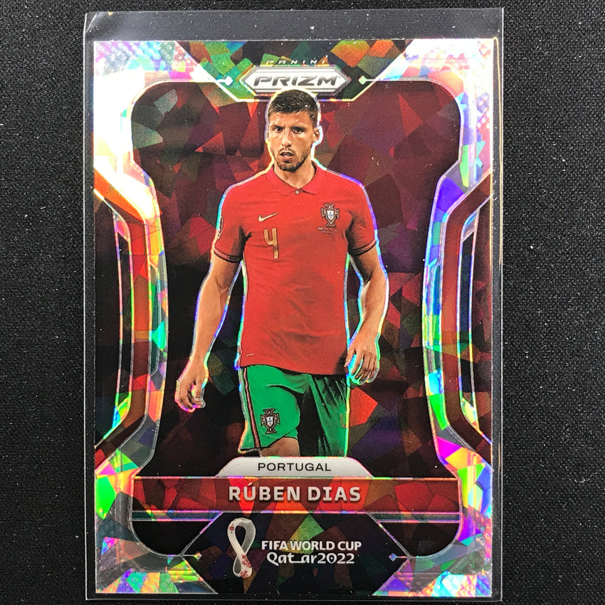 2022 Prizm FIFA World Cup Qatar RUBEN DIAS Cracked Ice #183
