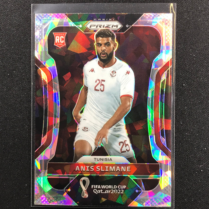 2022 Prizm Fifa World Cup Qatar Anis Slimane Rookie Cracked Ice No 192