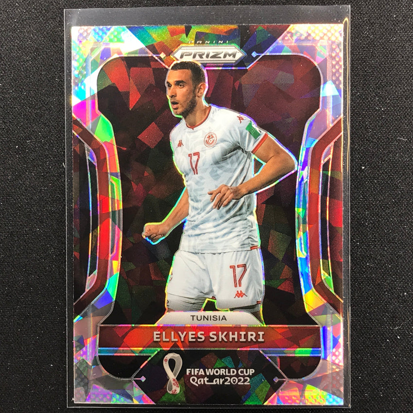 2022 Prizm FIFA World Cup Qatar ELLYES SKHIRI Cracked Ice #194