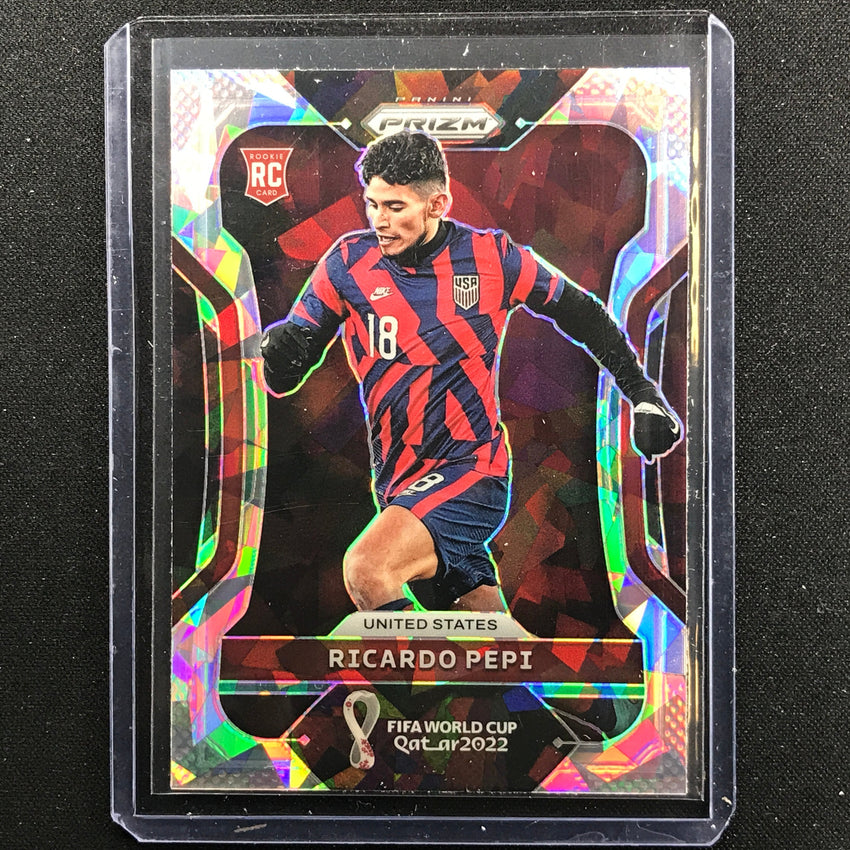 2022 Prizm FIFA World Cup Qatar RICARDO PEPI Rookie Cracked Ice #205