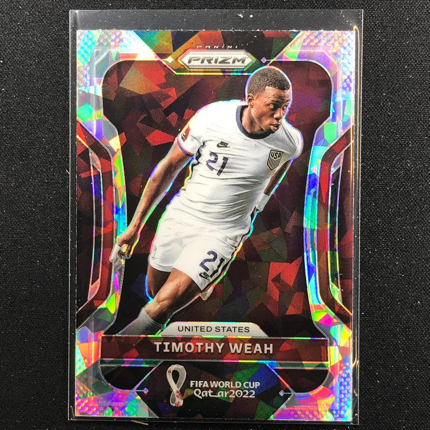 2022 Prizm FIFA World Cup Qatar TIMOTHY WEAH Cracked Ice #207