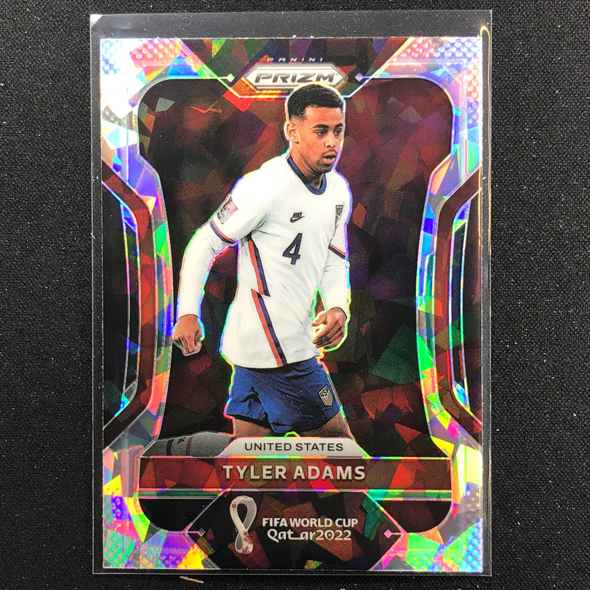 2022 Prizm Fifa World Cup Qatar Tyler Adams Cracked Ice No 208