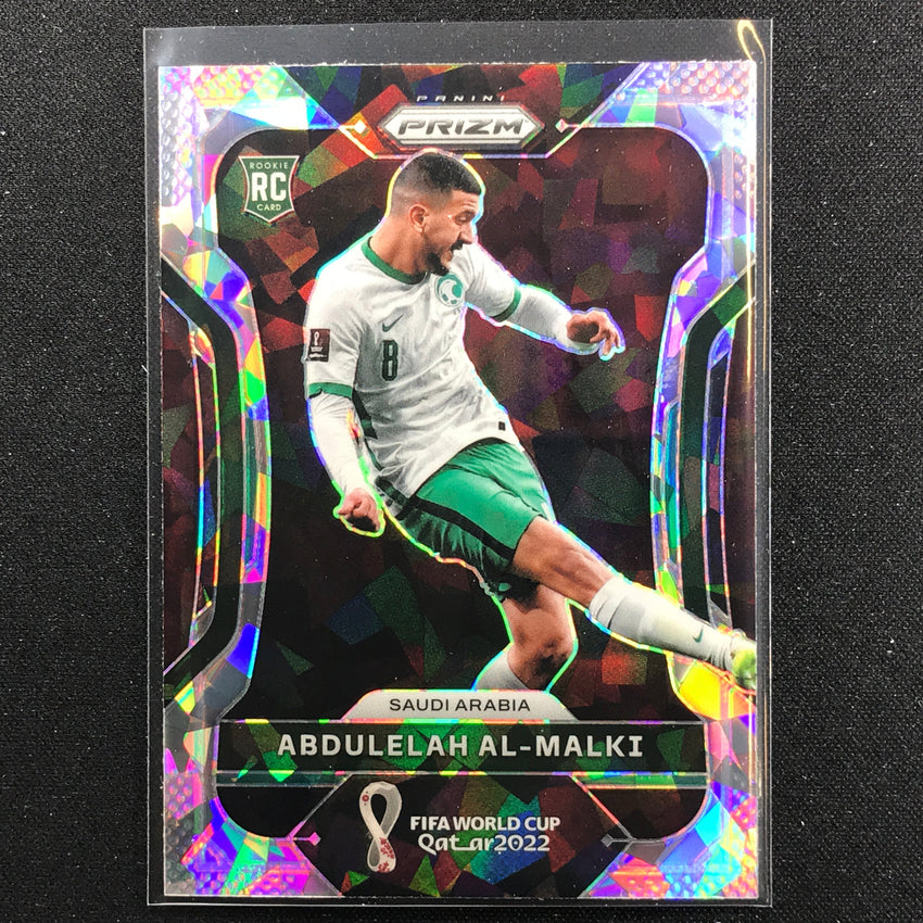 2022 Prizm FIFA World Cup Qatar ABDULELAH AL-MALKI Rookie Cracked Ice #211