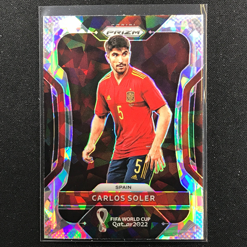 2022 Prizm FIFA World Cup Qatar CARLOS SOLER Cracked Ice #219
