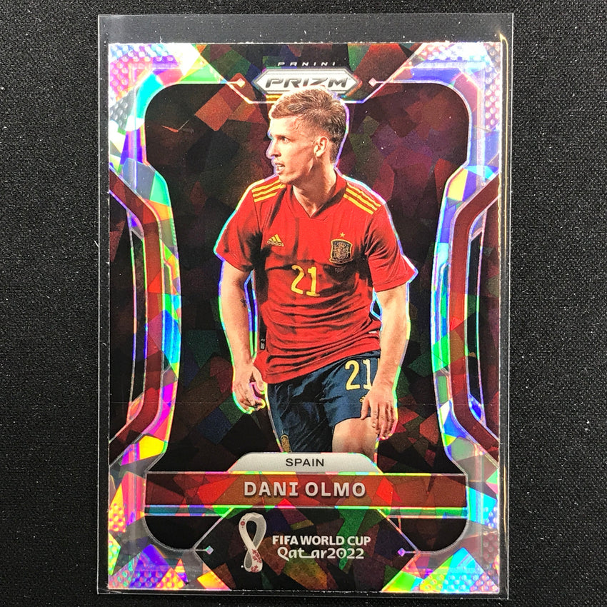 2022 Prizm FIFA World Cup Qatar DANI OLMO Cracked Ice #220
