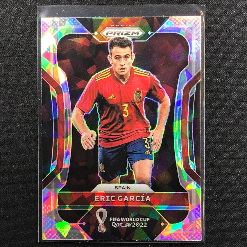 2022 Prizm FIFA World Cup Qatar ERIC GARCIA Cracked Ice #221