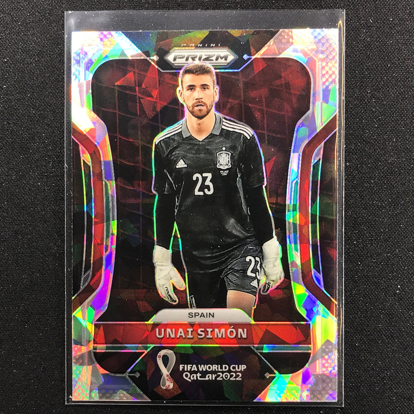 2022 Prizm Fifa World Cup Qatar Unai Simon Cracked Ice No 228