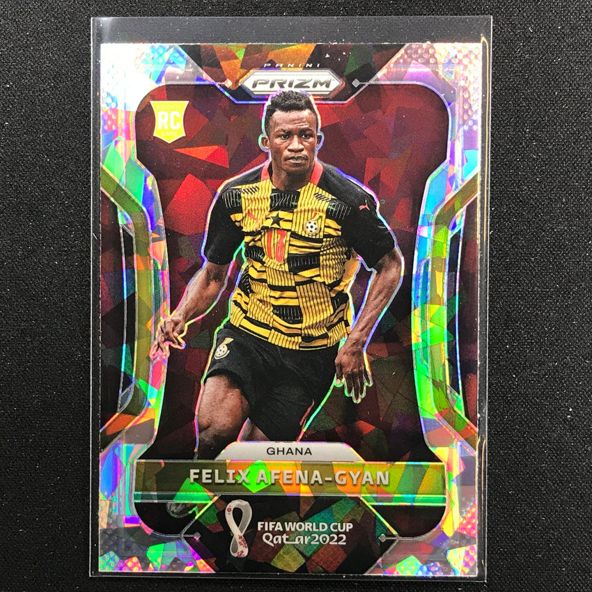 2022 Prizm FIFA World Cup Qatar FELIX AFENA-GYAN Rookie Cracked Ice #231