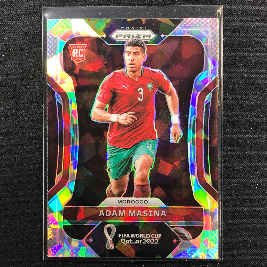 2022 Prizm FIFA World Cup Qatar ADAM MASINA Rookie Cracked Ice #237