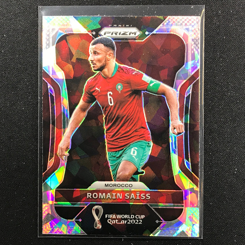 2022 Prizm FIFA World Cup Qatar ROMAIN SAISS Cracked Ice #240