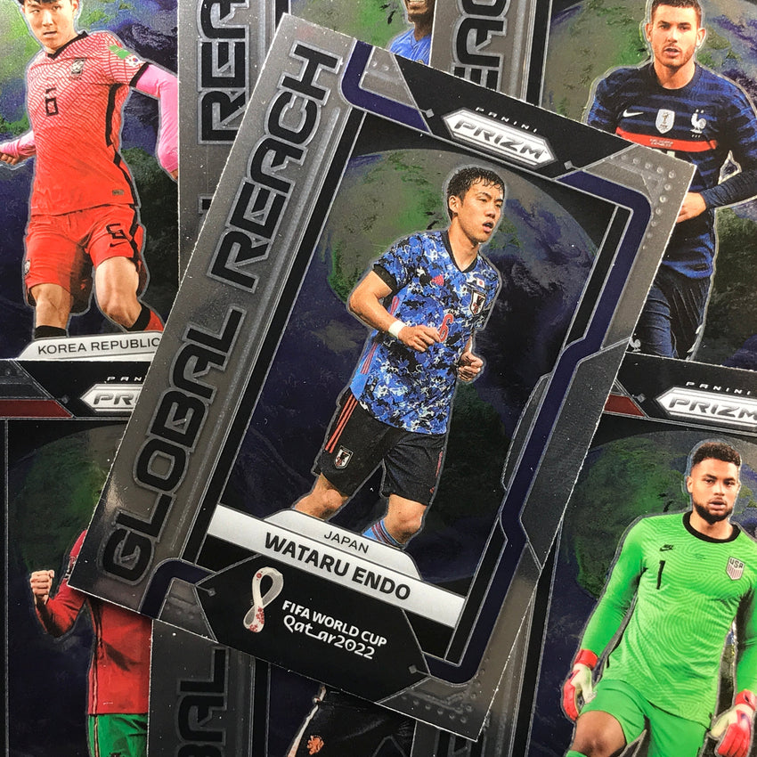2022 Prizm FIFA World Cup Qatar ALPHONSO DAVIES Global Reach Base #3