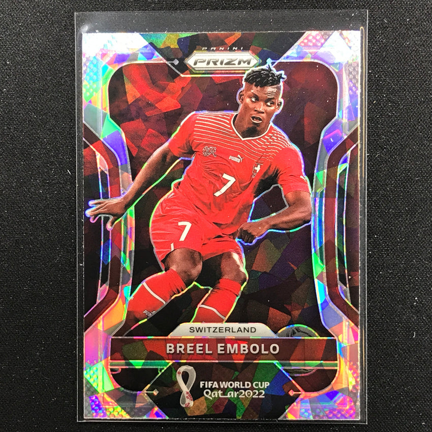 2022 Prizm FIFA World Cup Qatar BREEL EMBOLO Cracked Ice #262