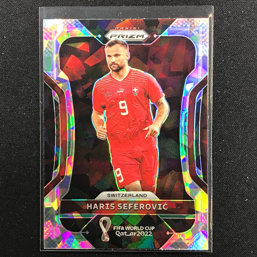 2022 Prizm FIFA World Cup Qatar HARIS SEFEROVIC Cracked Ice #263