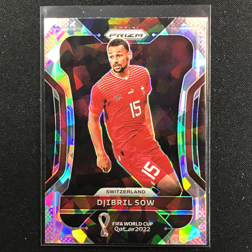 2022 Prizm FIFA World Cup Qatar DJIBRIL SOW Cracked Ice #265