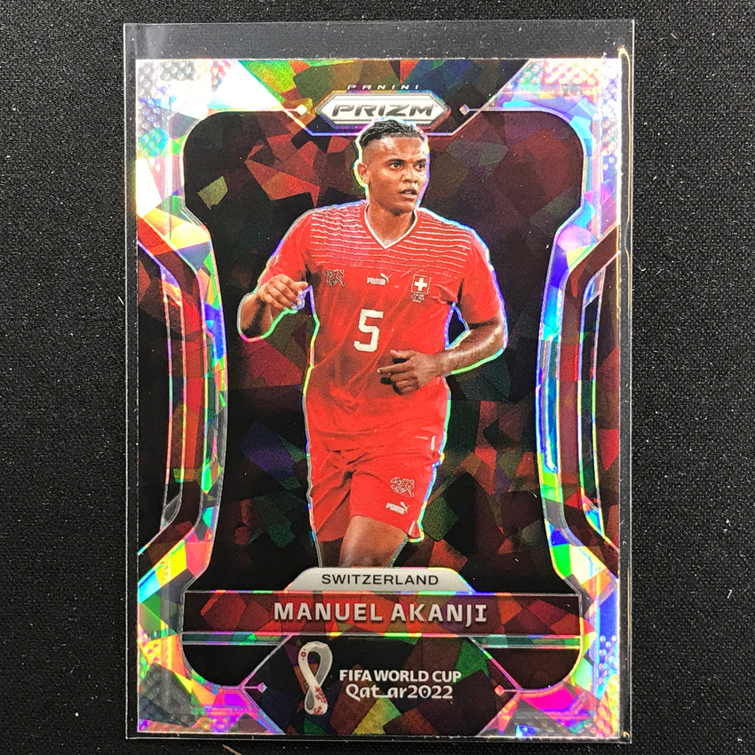 2022 Prizm FIFA World Cup Qatar MANUEL AKANJI Cracked Ice #266