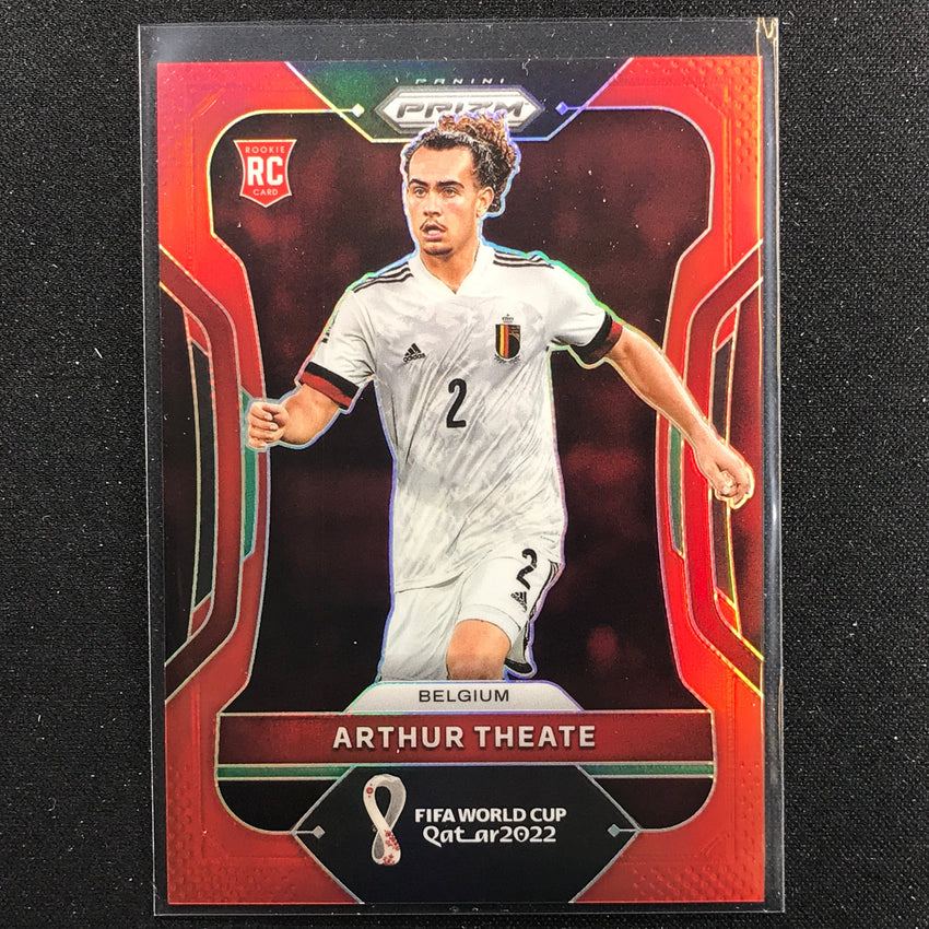 2022 Prizm FIFA World Cup Qatar ARTHUR THEATE Rookie Red /399 #14