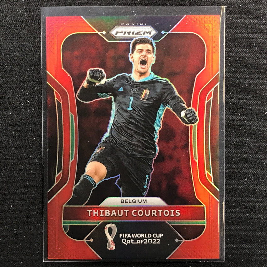 2022 Prizm FIFA World Cup Qatar THIBAUT COURTOIS Red /399 #21