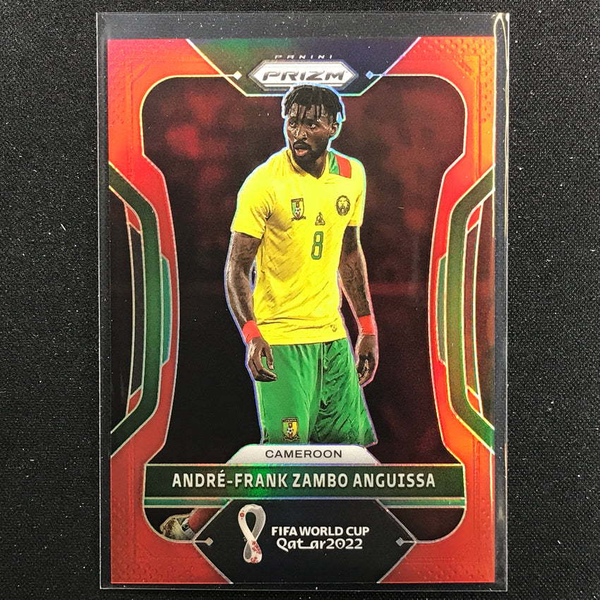 2022 Prizm FIFA World Cup Qatar ANDRE-FRANK ZAMBO ANGUISSA Red /399 #38