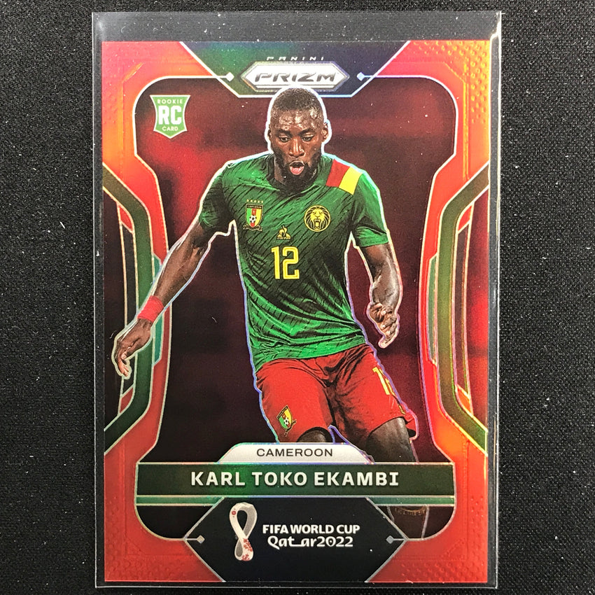 2022 Prizm FIFA World Cup Qatar KARL TOKO EKAMBI Rookie Red /399 #41