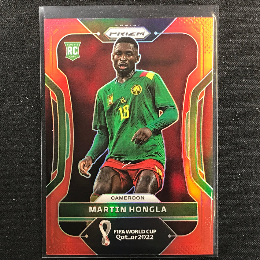2022 Prizm FIFA World Cup Qatar MARTIN HONGLA Rookie Red /399 #42