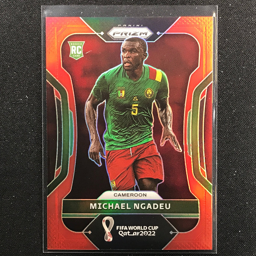 2022 Prizm FIFA World Cup Qatar MICHAEL NGADEU Rookie Red /399 #43